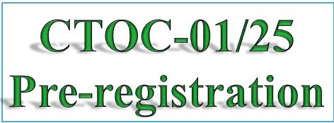 Ctoc pre reg25