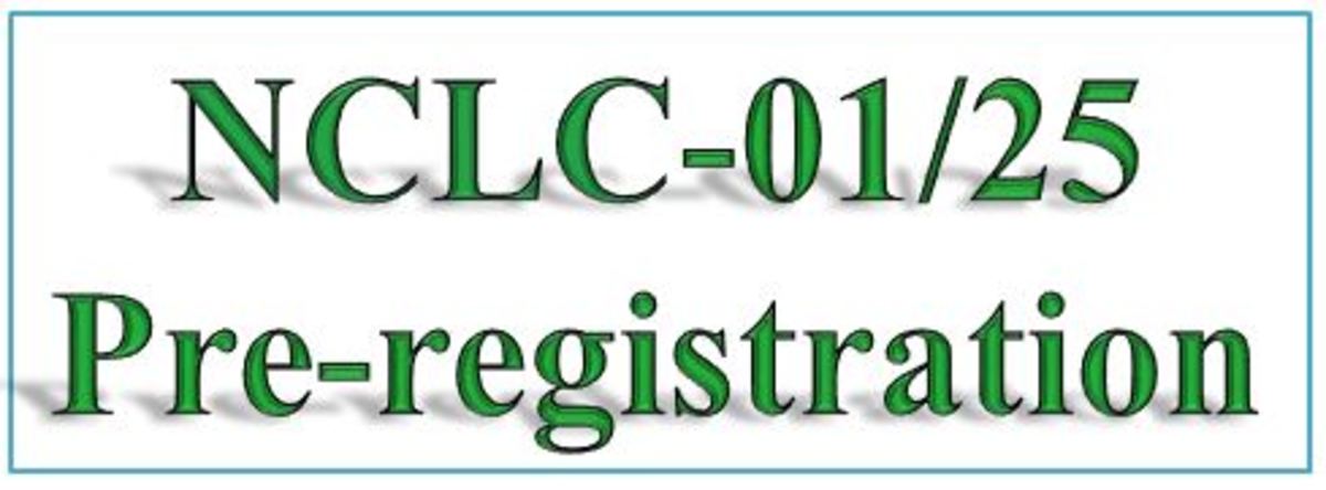 Nclc 25 pre reg